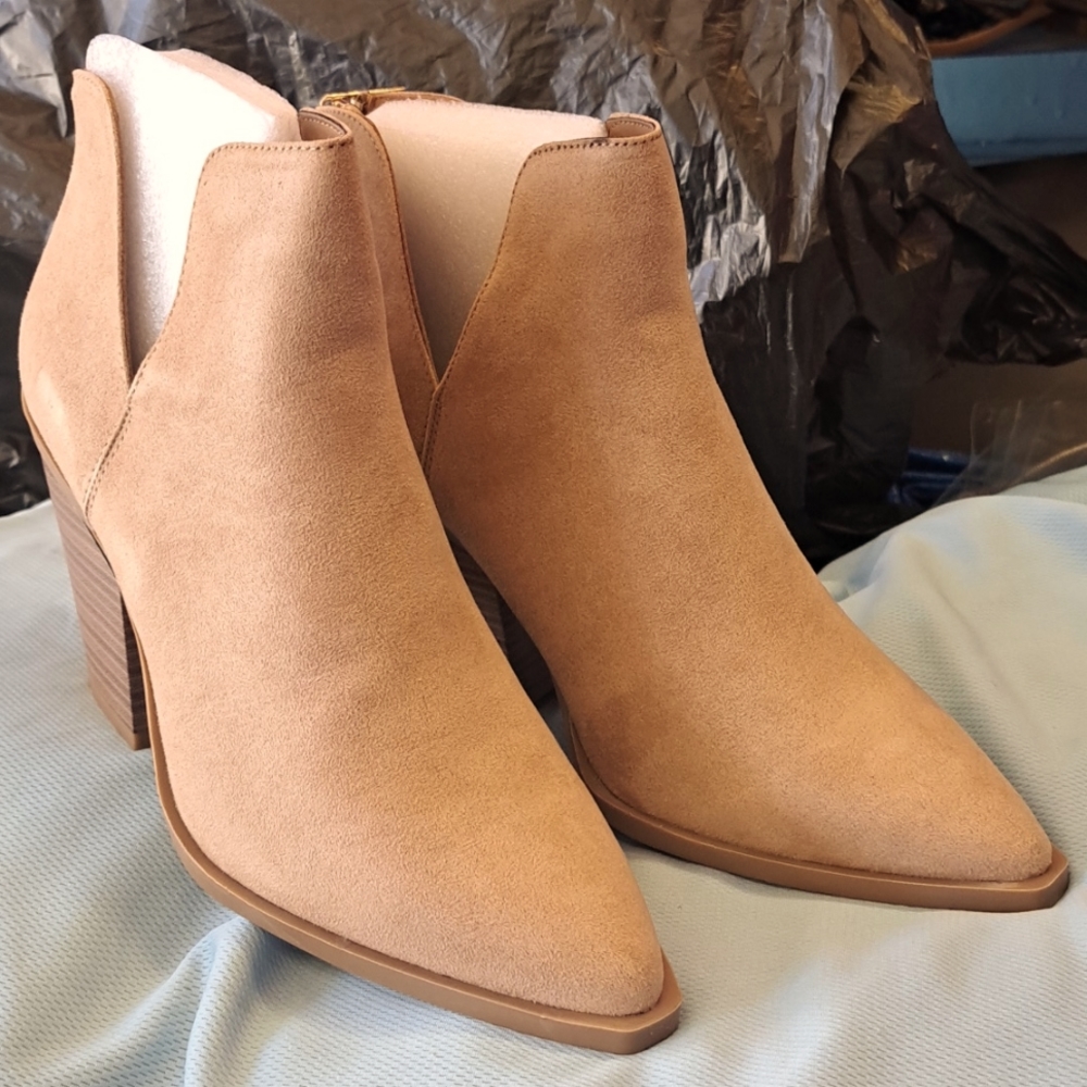 New Ankle Boots Camel color